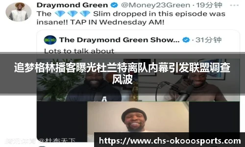 追梦格林播客曝光杜兰特离队内幕引发联盟调查风波
